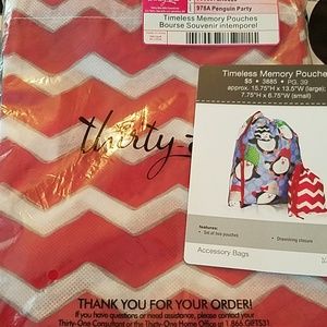 Thirty-one timeless memory pouches